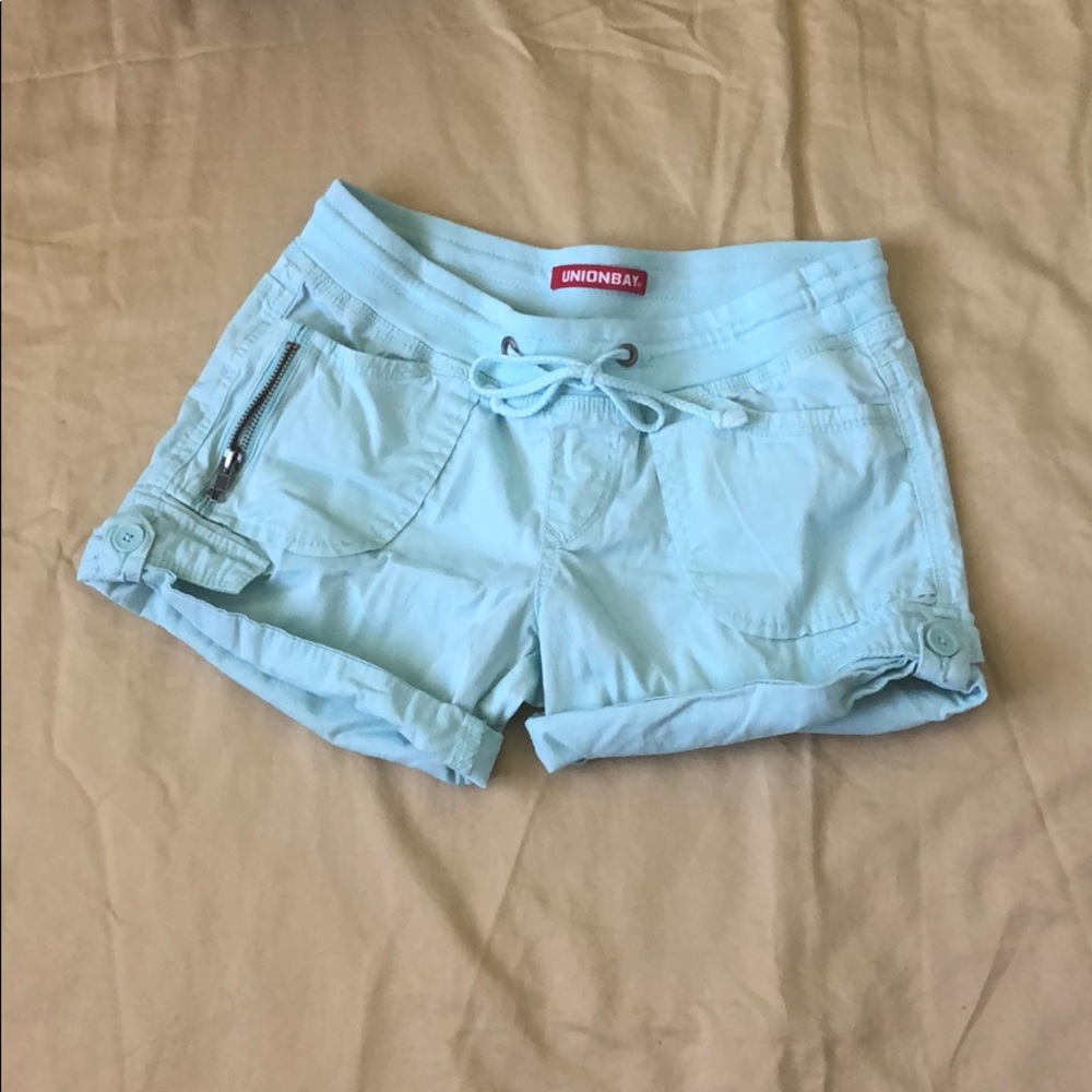 Soft blue shorts